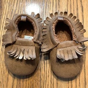 Brown Baby Moccasins